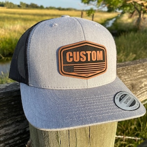 Personalized Patch Hat, USA Custom Cap, American Flag Patch Hat,Snapback Trucker,Customized Name, 4th of July, Gift for Him,Fathers Day Gift