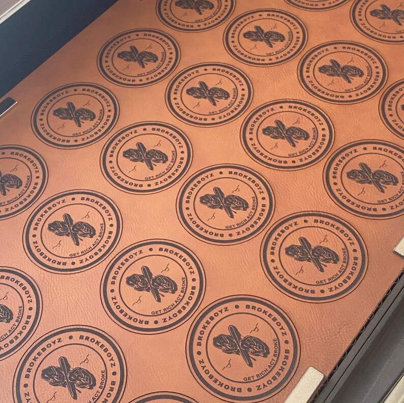 Custom Laserable Leatherette Patches – Personalized Name or Logo bild 6