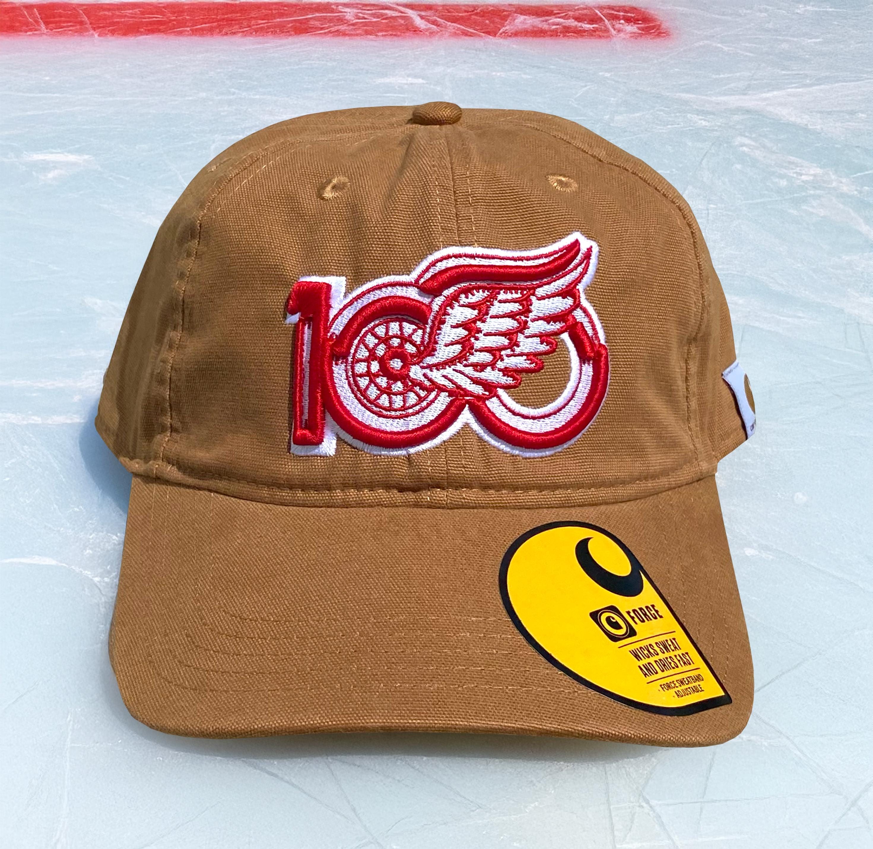 Red Wings Centennial Hat, Detroit Red Wings 100 Years, Hockeytown