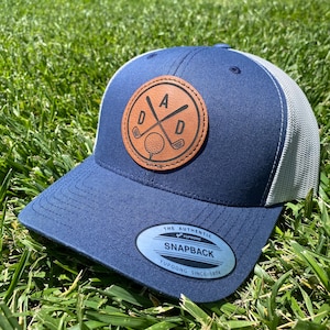 Dad GOLF Hat, Golf Hat for Dad, Golf Dad Patch Cap, Golf Snapback, 2024 Fathers Day Gift, Golfing Hat, Fore Golf, Mulligan Golfer, Golf Ball