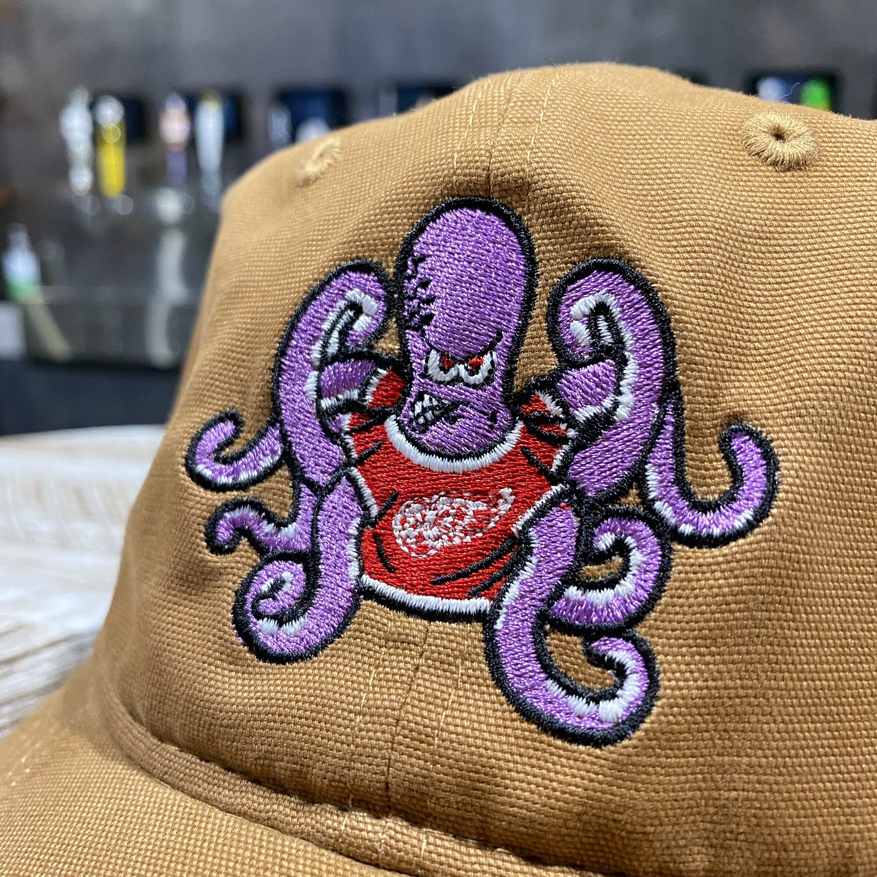 Red Wings Hat, AL the Octopus Carhartt Cap - Hockey Gift - Etsy