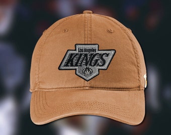 Los Angeles Kings Hat - Carhartt Velcro Strap Cap - Hockey Gift, LA Cap, City of Angels Hockey, We are All Kings