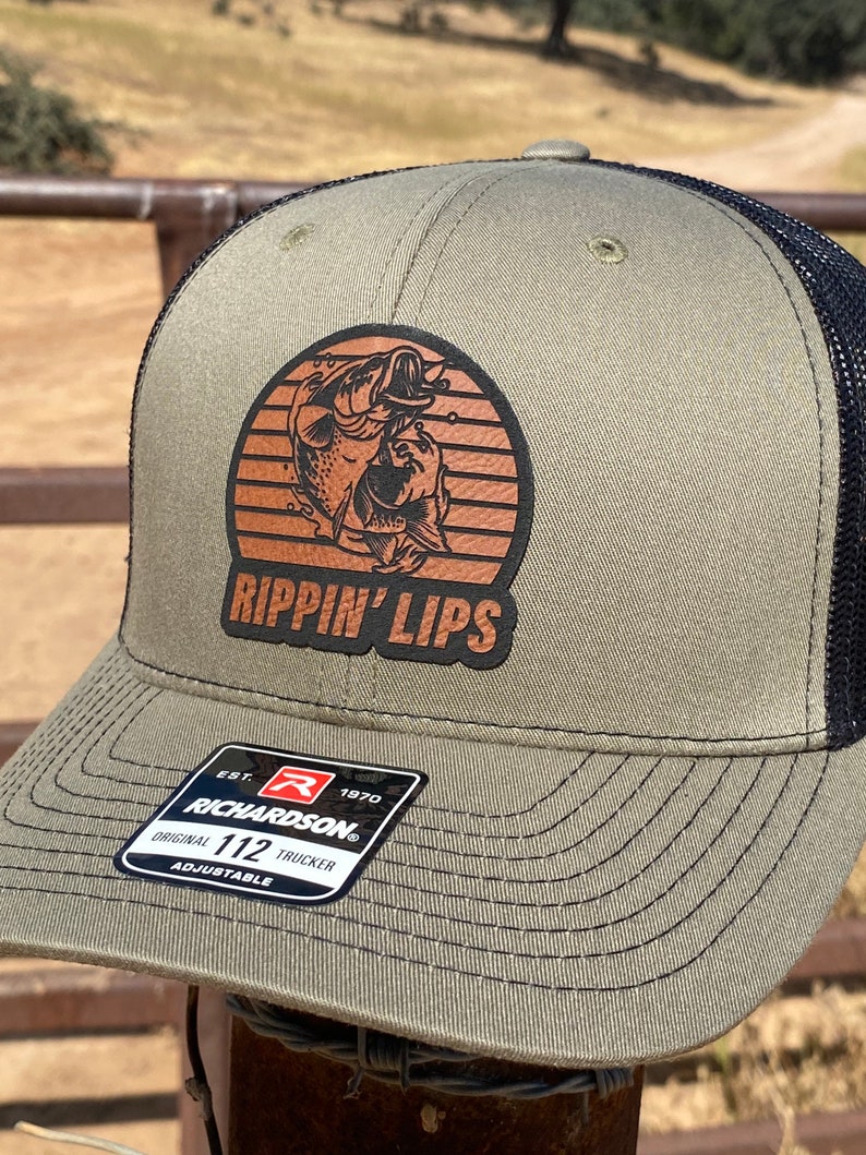 Bass Fishing Hat Rippin' Lips Fishing Hat Fishing Gift Etsy