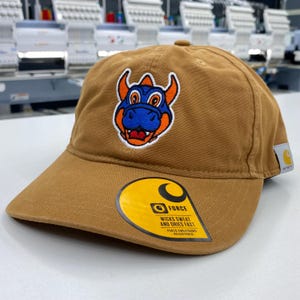 New York Islanders Carhartt hat. Islanders Dad hat. Sparky Mascot hat. NY Islanders Carhartt