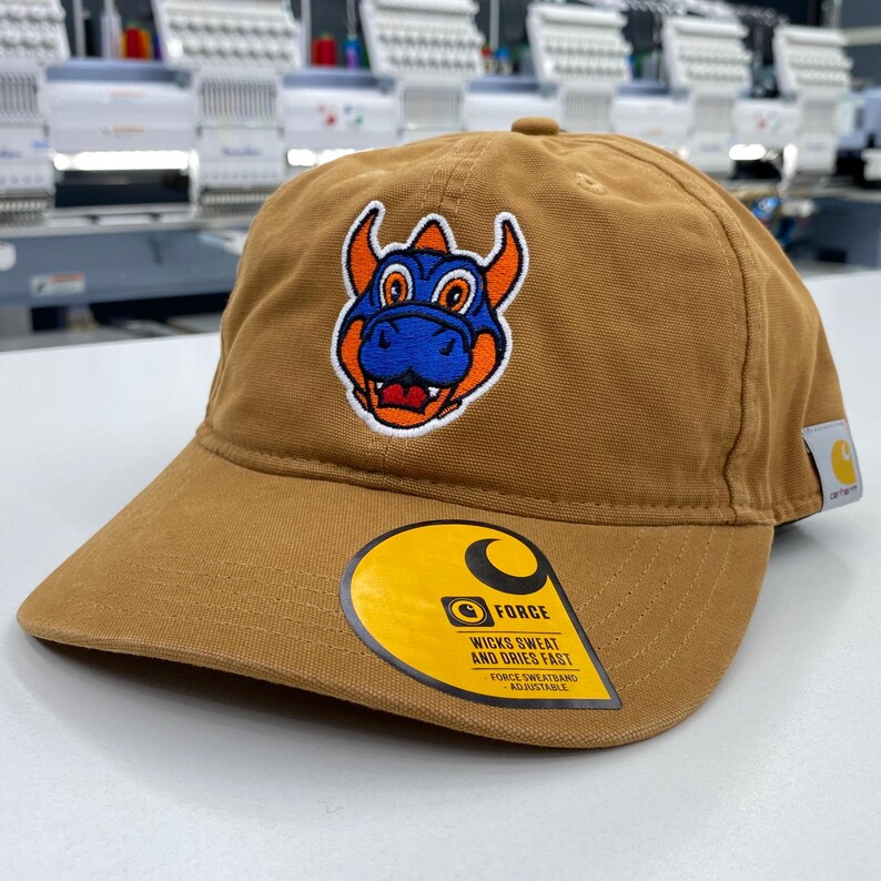 New York Islanders Carhartt hat. Islanders Dad hat. Sparky Mascot hat. NY Islanders Carhartt