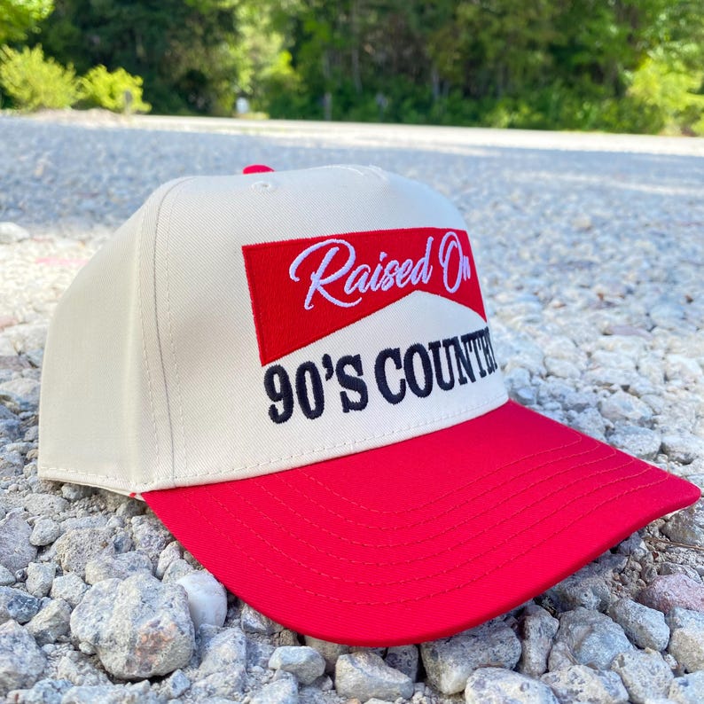 Raised on 90's Country Music Hat, Country hat, Western Music Cap