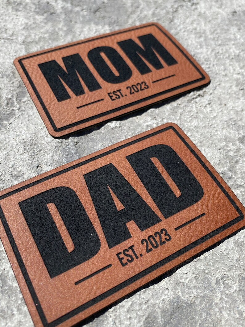 Custom Laserable Leatherette Patches – Personalized Name or Logo bild 4