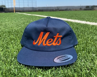 New York Mets Hat - Vintage Mets Hat - NY Baseball Hat - Gift for Him