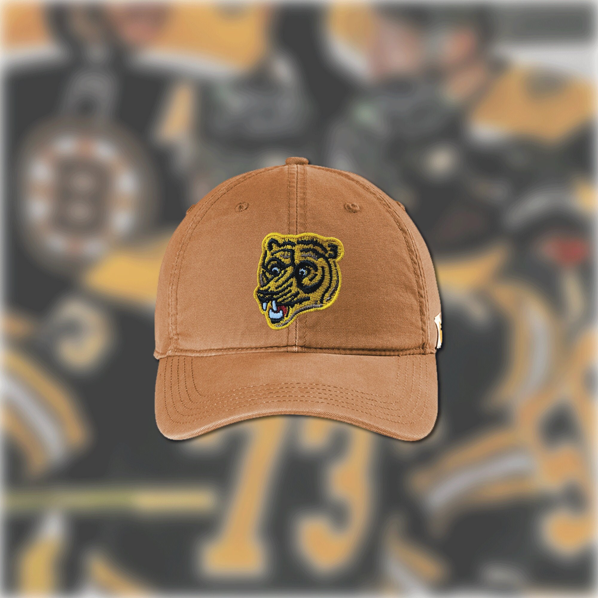 NHL Boston Bruins Patch Gold Adjustable Hat