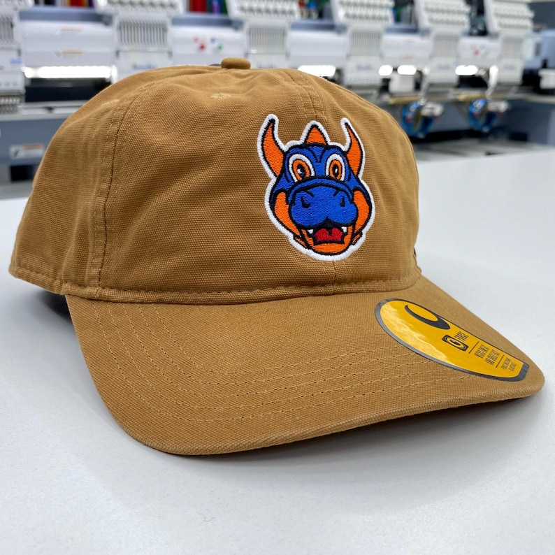 New York Islanders Carhartt hat. Islanders Dad hat. Sparky Mascot hat. NY Islanders Carhartt