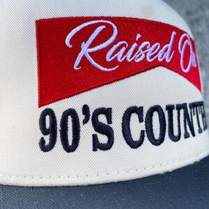 Raised on 90's Country Music Hat, Country hat, Western Music Cap