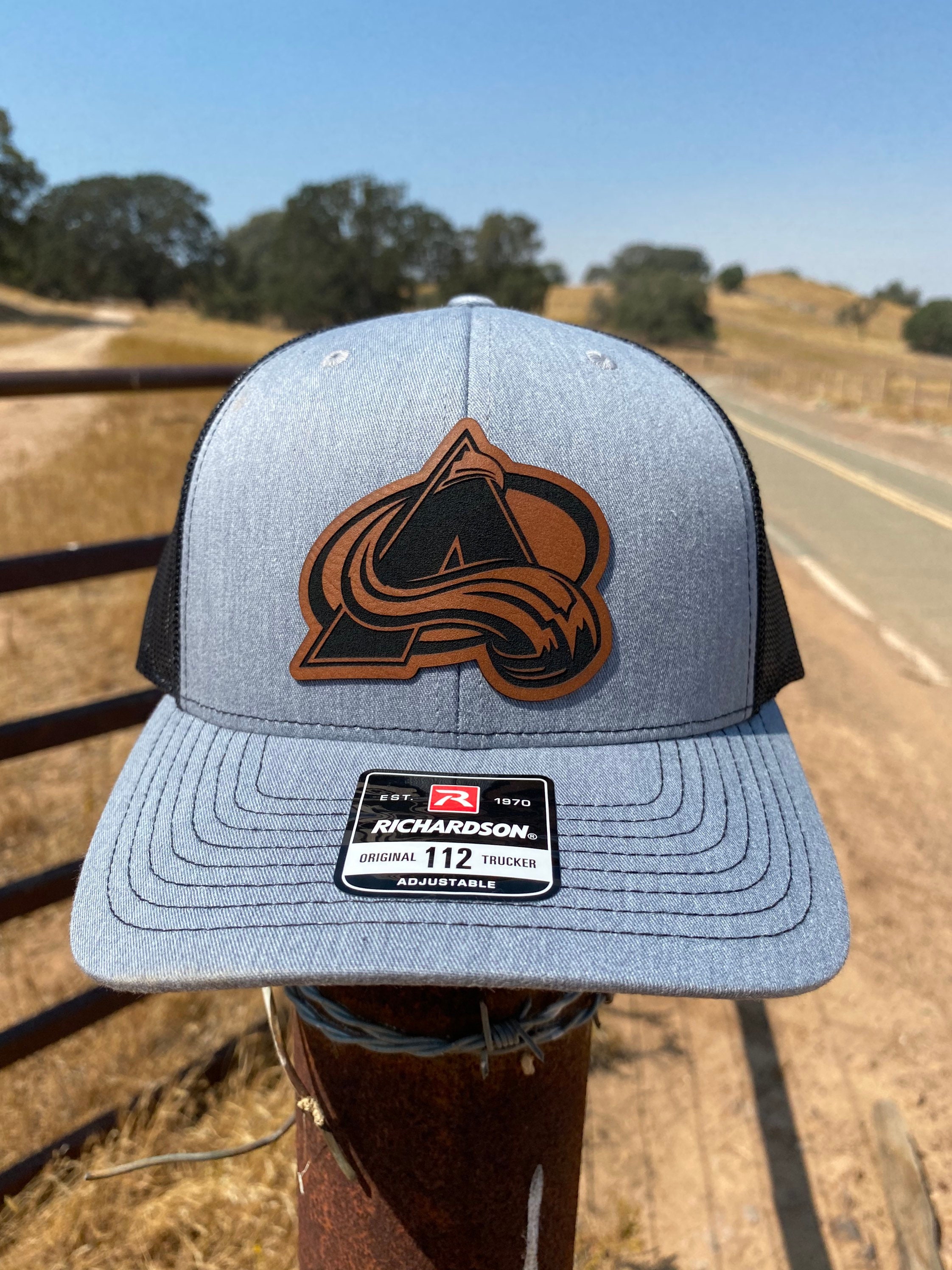 Colorado Avalanche Patch Hat Leatherette Richardson 112