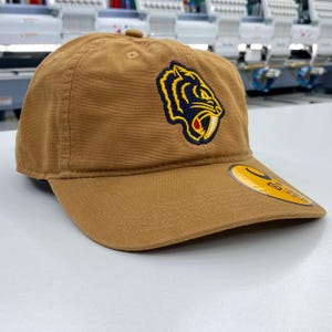 Nashville Predators Carhartt Hat. Nashville Hockey Carhartt cap. Brown Predators hat. Nashville TN Predators headwear.