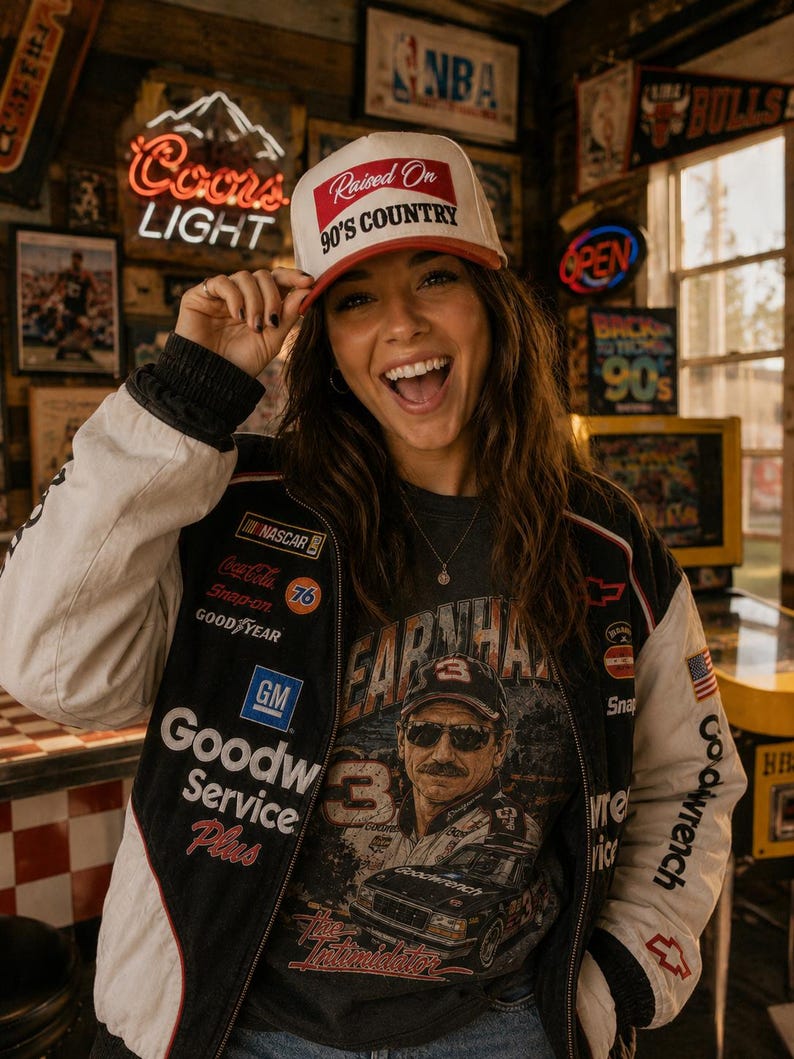 Raised on 90's Country Hat. Country Music Festival cap,