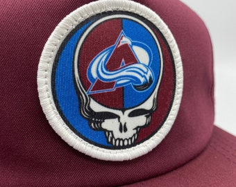 Colorado Avalanche Greatful Dead Patch Hat, Avs Hockey Richardson