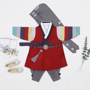 Hanbok Boy Baby Korea Traditional Clothing Set First Birthday Party Celebration Dohl 1-10 Ages