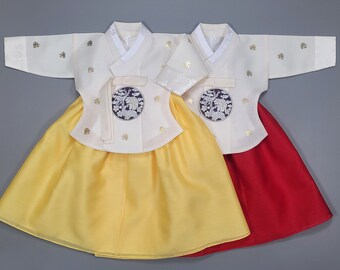 yellow hanbok