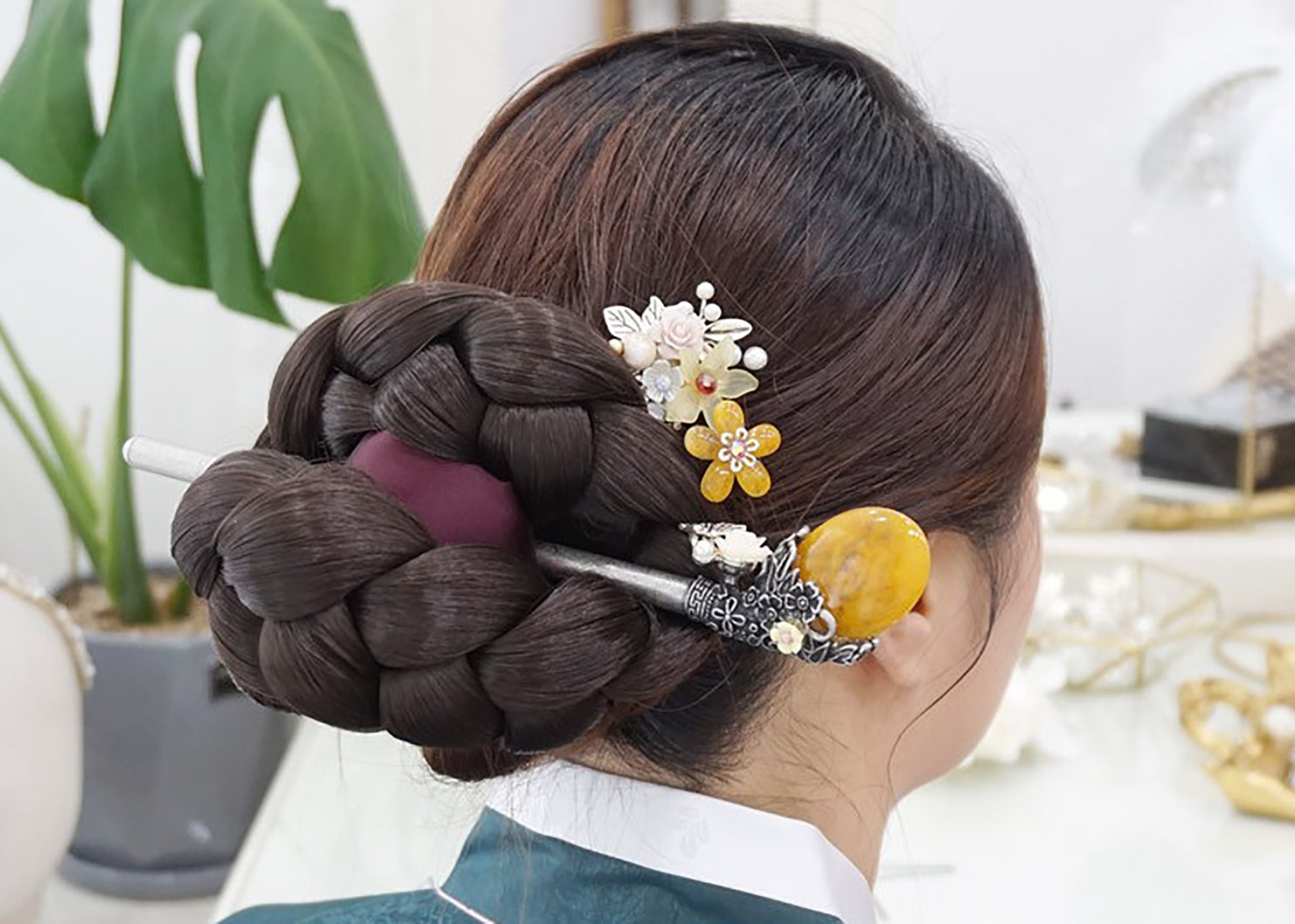 Women Korean Traditional Hanbok Hair Accessory Pin Binyeo Etsy UK