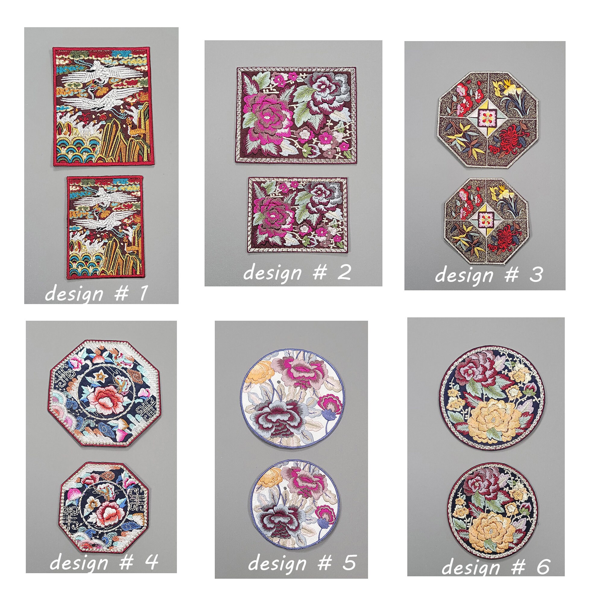 Hanbok Embroidery Patch 2 Pieces Personal Diy Boys Gilrs Babys Etsy