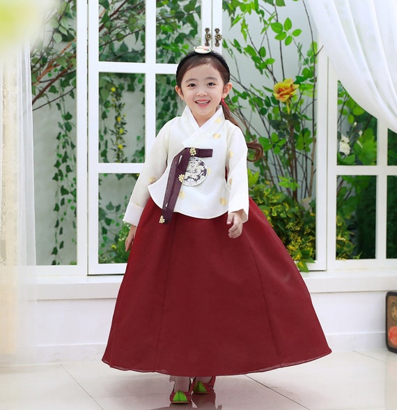 Girl Baby Hanbok Korean Traditional Dress First Birthday Party | Etsy