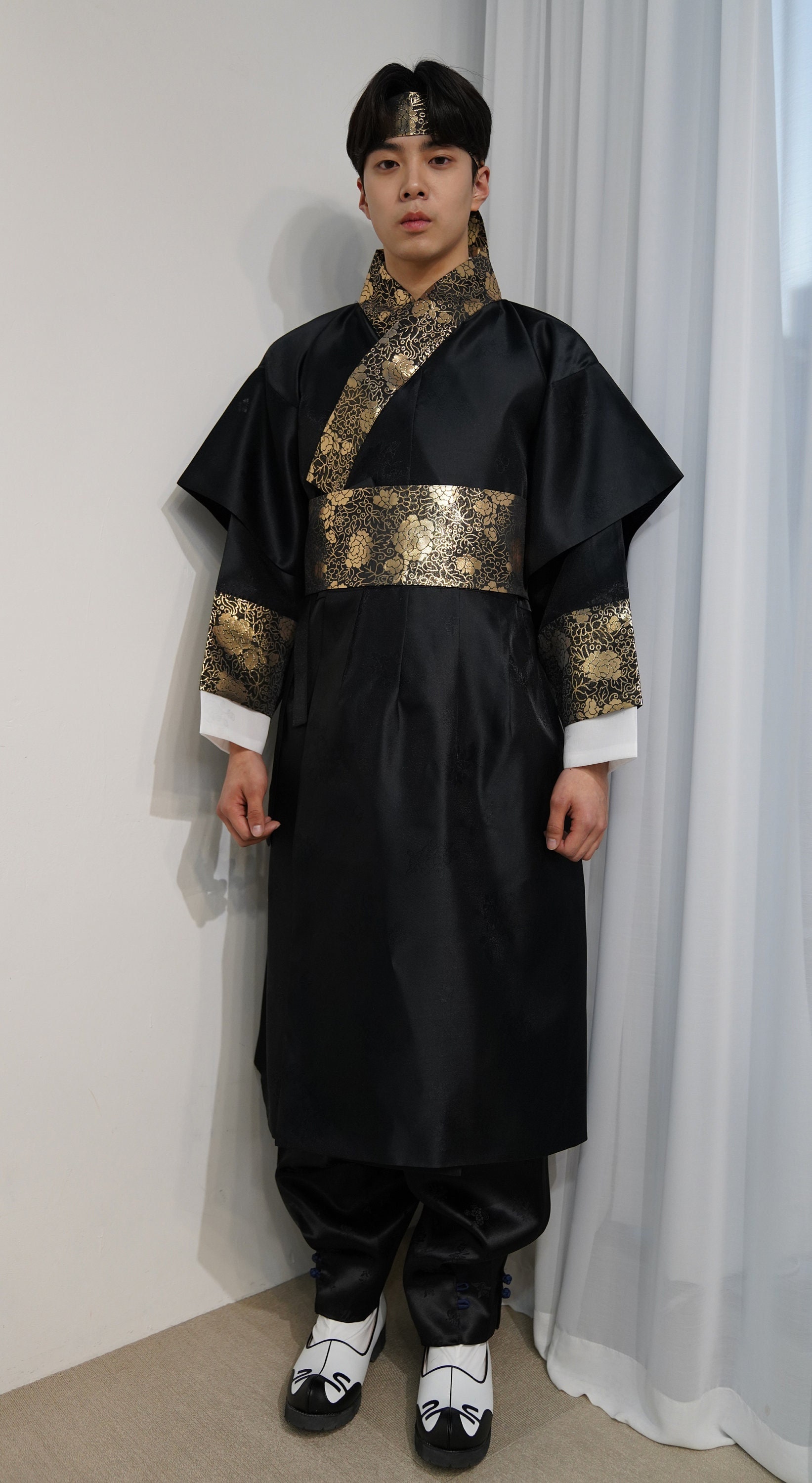 Man Hanbok Male Korea Traditional Clothes Set Traditional Knight