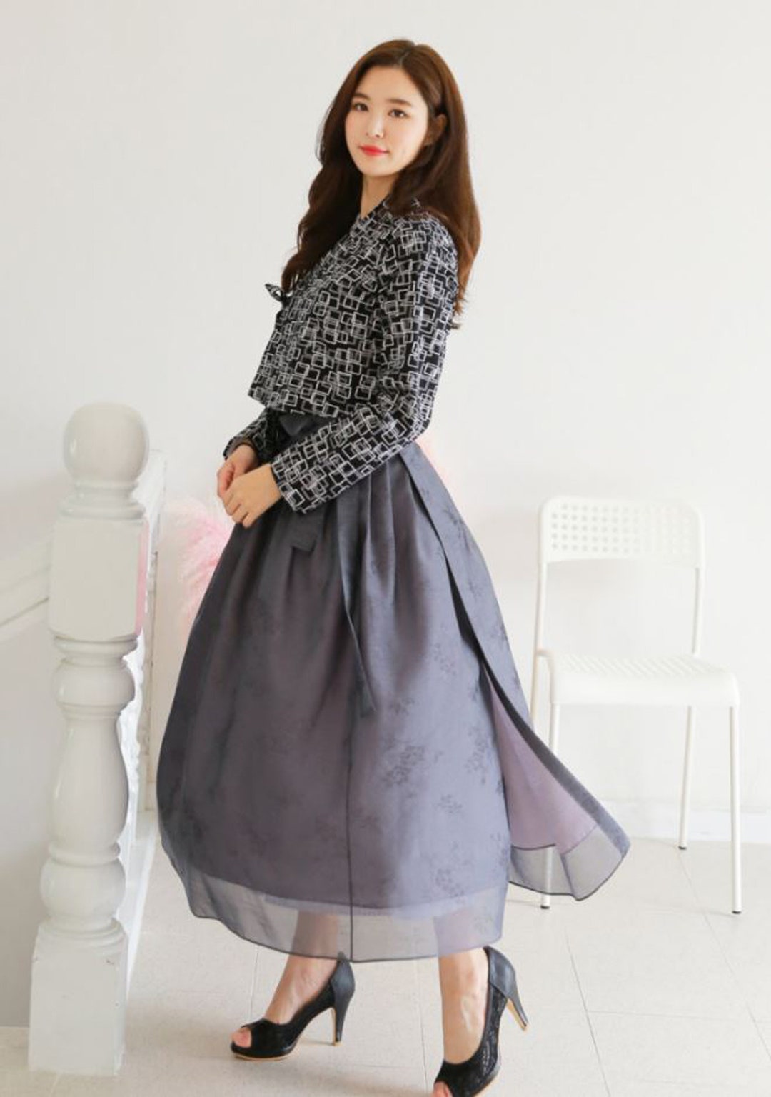 Hanbok Skirt Chima Wrap Design Modern Daily Hanbok Traditional - Etsy