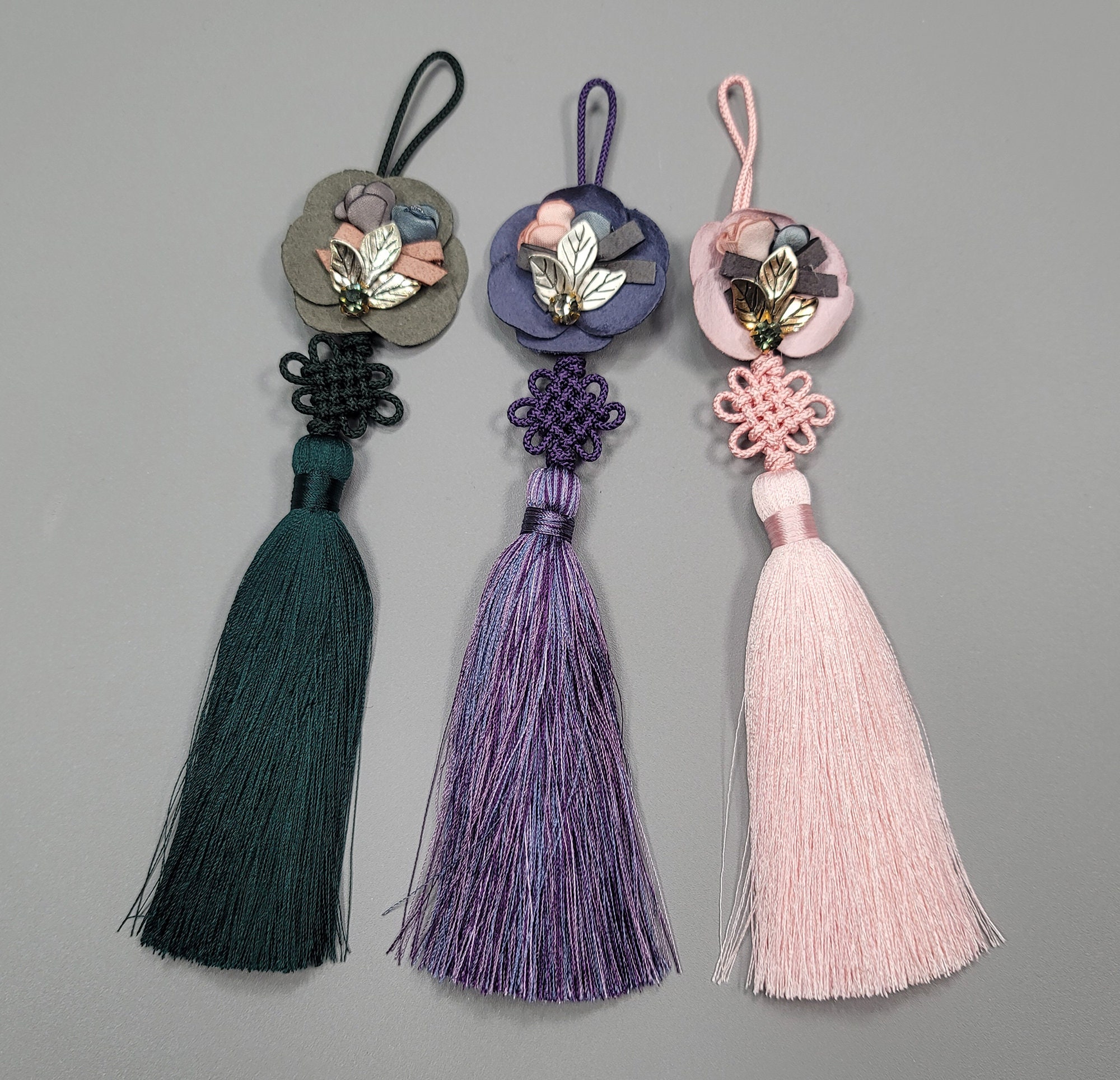 Yan Tassel Norigae Accessory for Hanbok \ub178\ub9ac\uac1c Korean Traditional Tassel 2 piece set