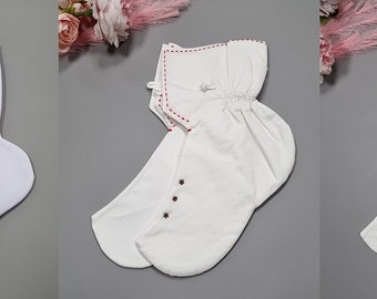 Women Hanbok Socks Korea Traditional Hanbok White BEOSEON 버선