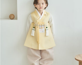 Boy Baby Hanbok Korea Traditional Clothing 1st Birthday Dolbok 1-10 Ages bh18