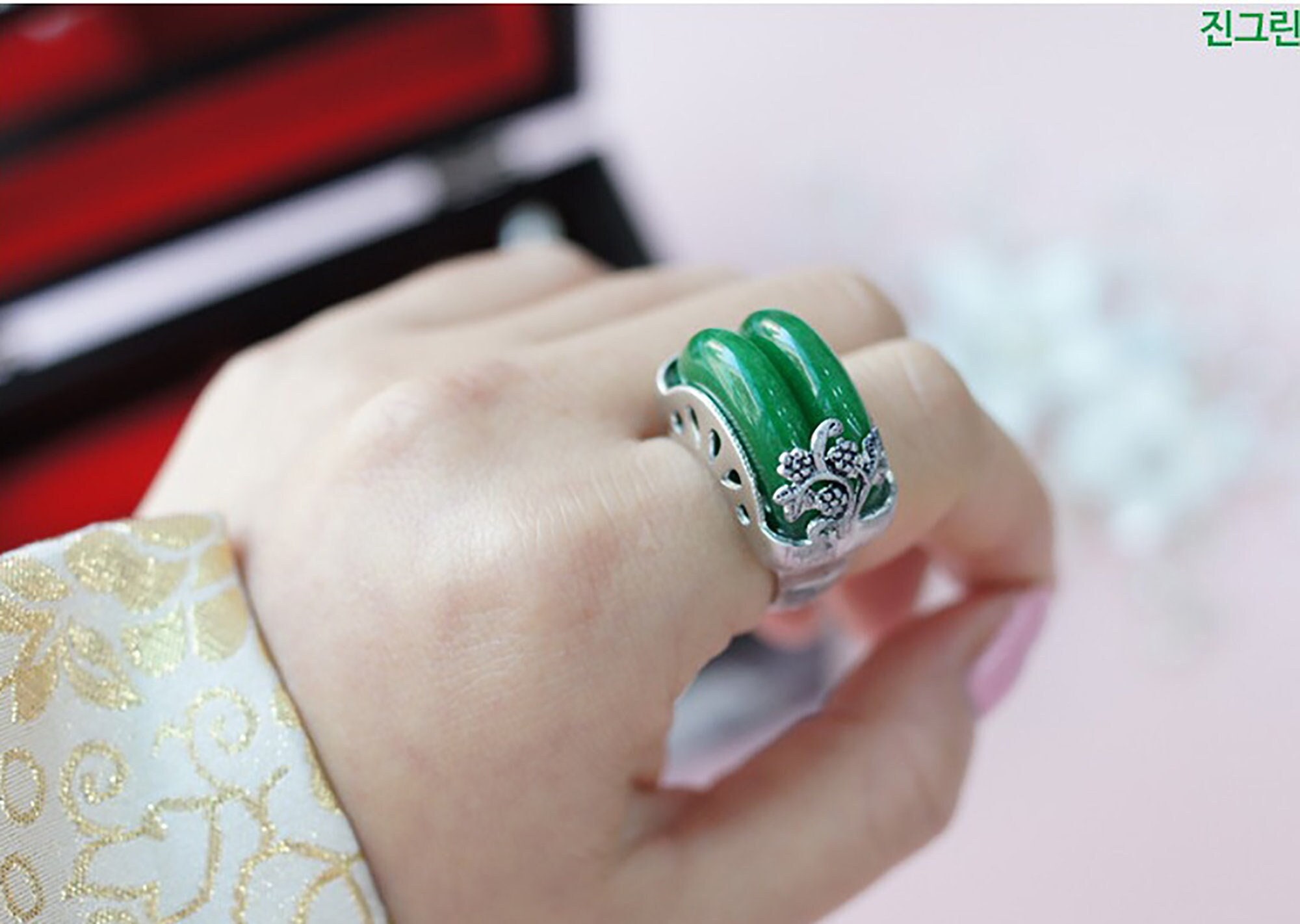 Goblin jade ring clearance