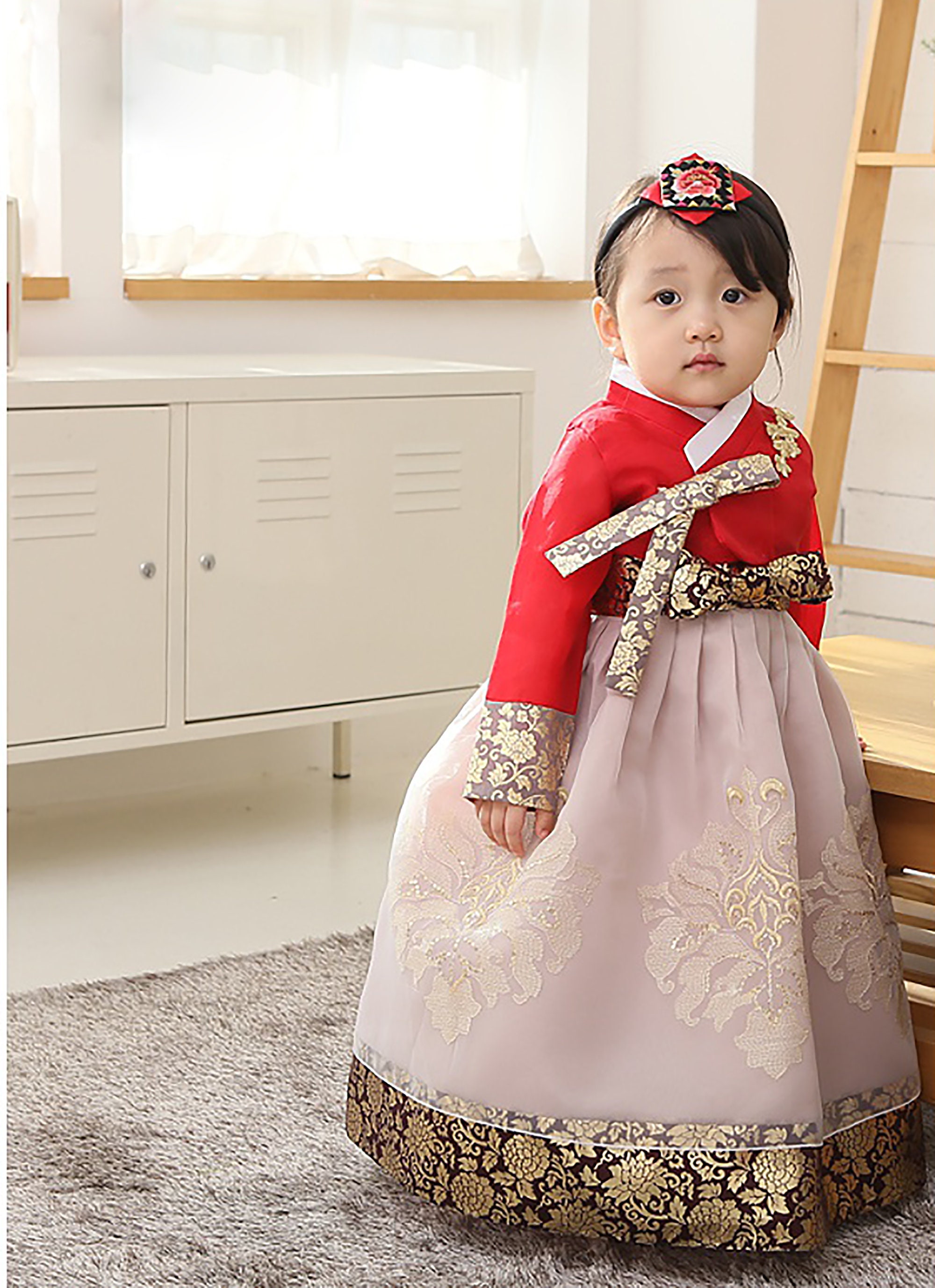 Hanbok Dress Girls Baby Korea Traditional Clothing Kids | Etsy