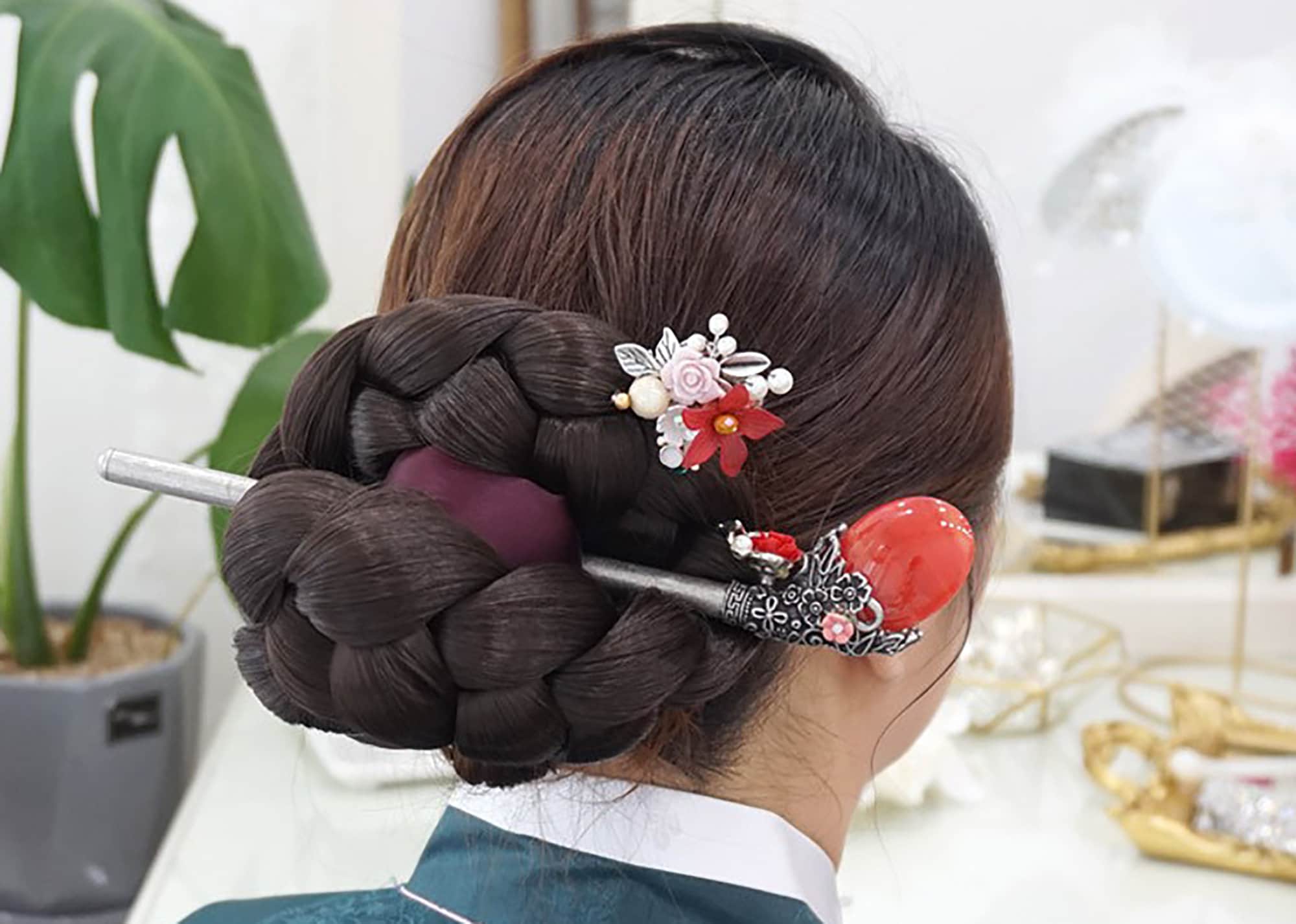 Women Korean Traditional Hanbok Hair Accessory Pin Binyeo Etsy