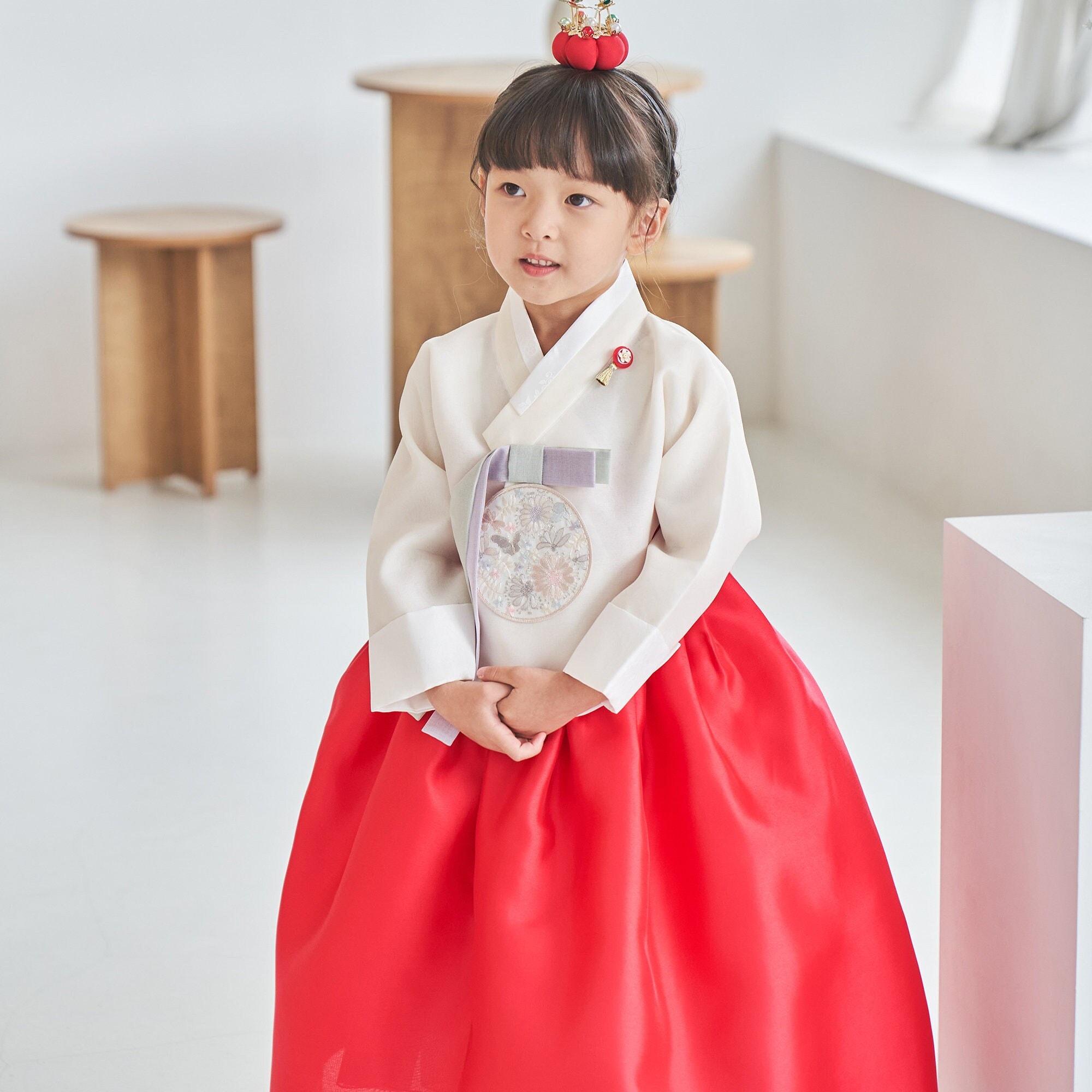 Girl Baby Hanbok Korean Traditional Dress First Birthday Party - Etsy  Singapore