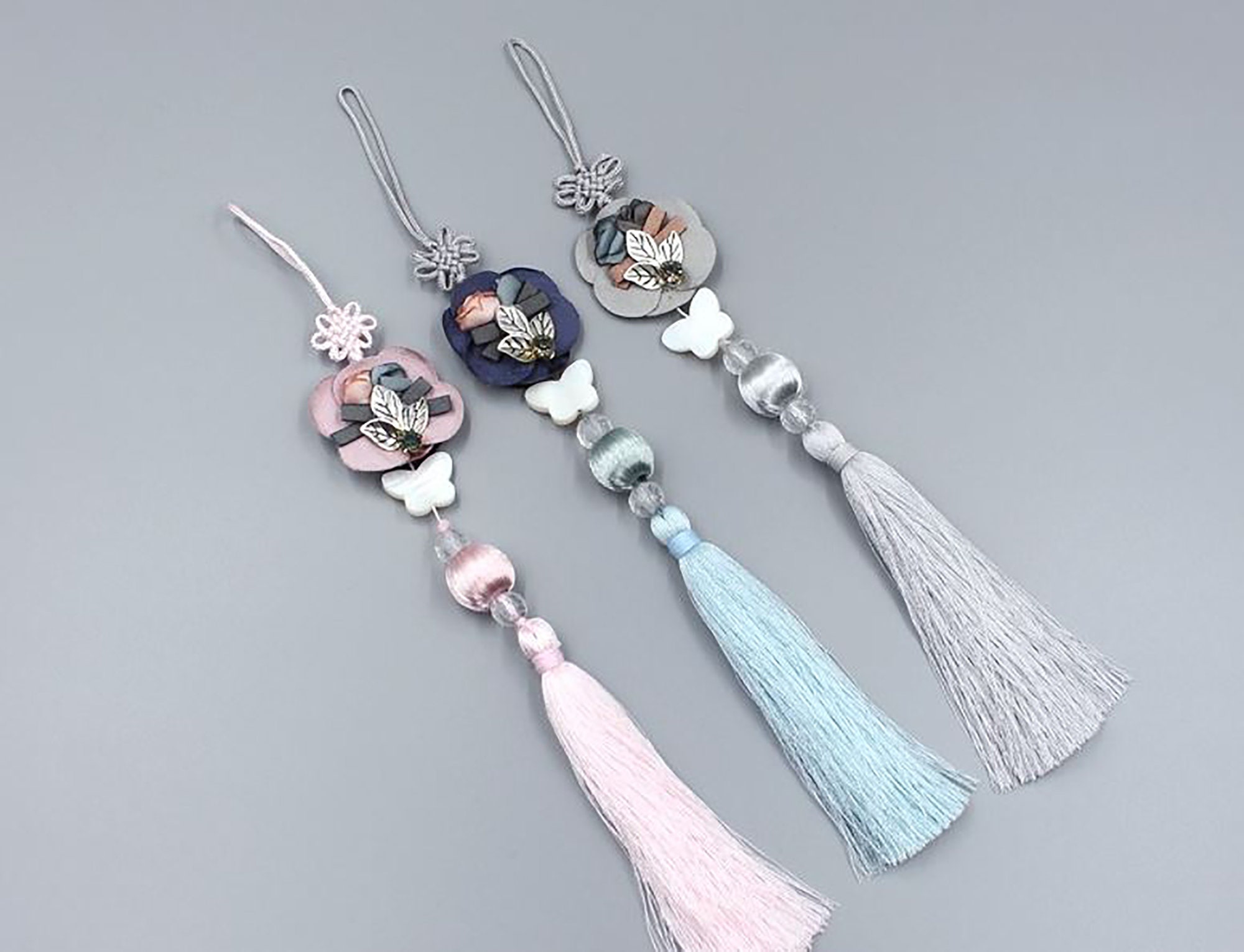Yan Tassel Norigae Accessory for Hanbok \ub178\ub9ac\uac1c Korean Traditional Tassel 2 piece set