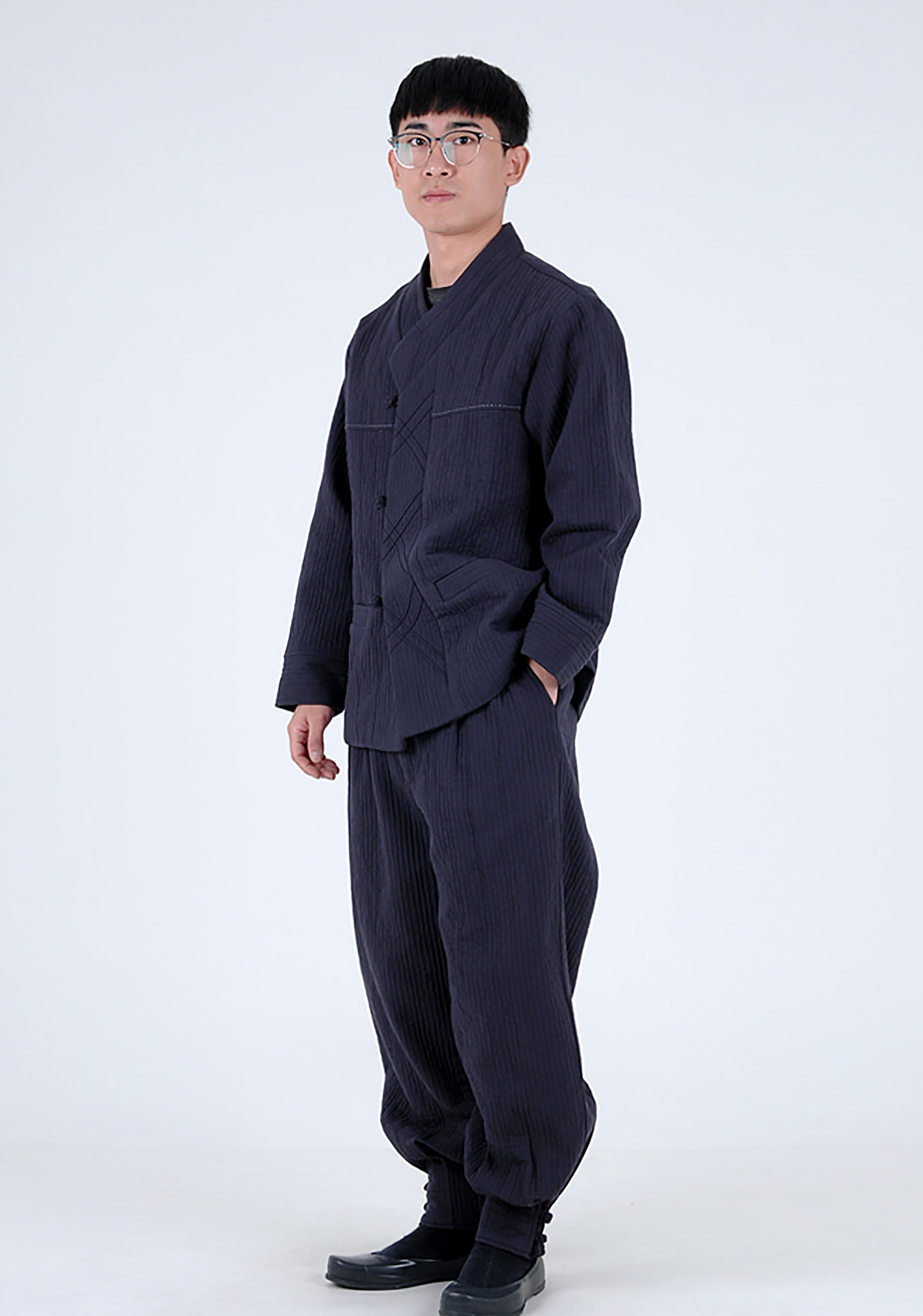 Modern Hanbok Man Male Double Fabric Fall Winter Jacket Pants - Etsy