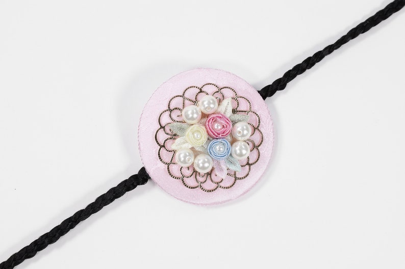 Korean Hanbok head piece BASSI Girl Baby Junior Hair Accessory