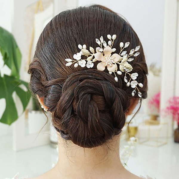 Woman Hanbok Dress Comb Hairpin Accessory Ornament Chignon Pin Wedding Ceremony Woman Korea Traditional Clothing First Birthday Party SA07