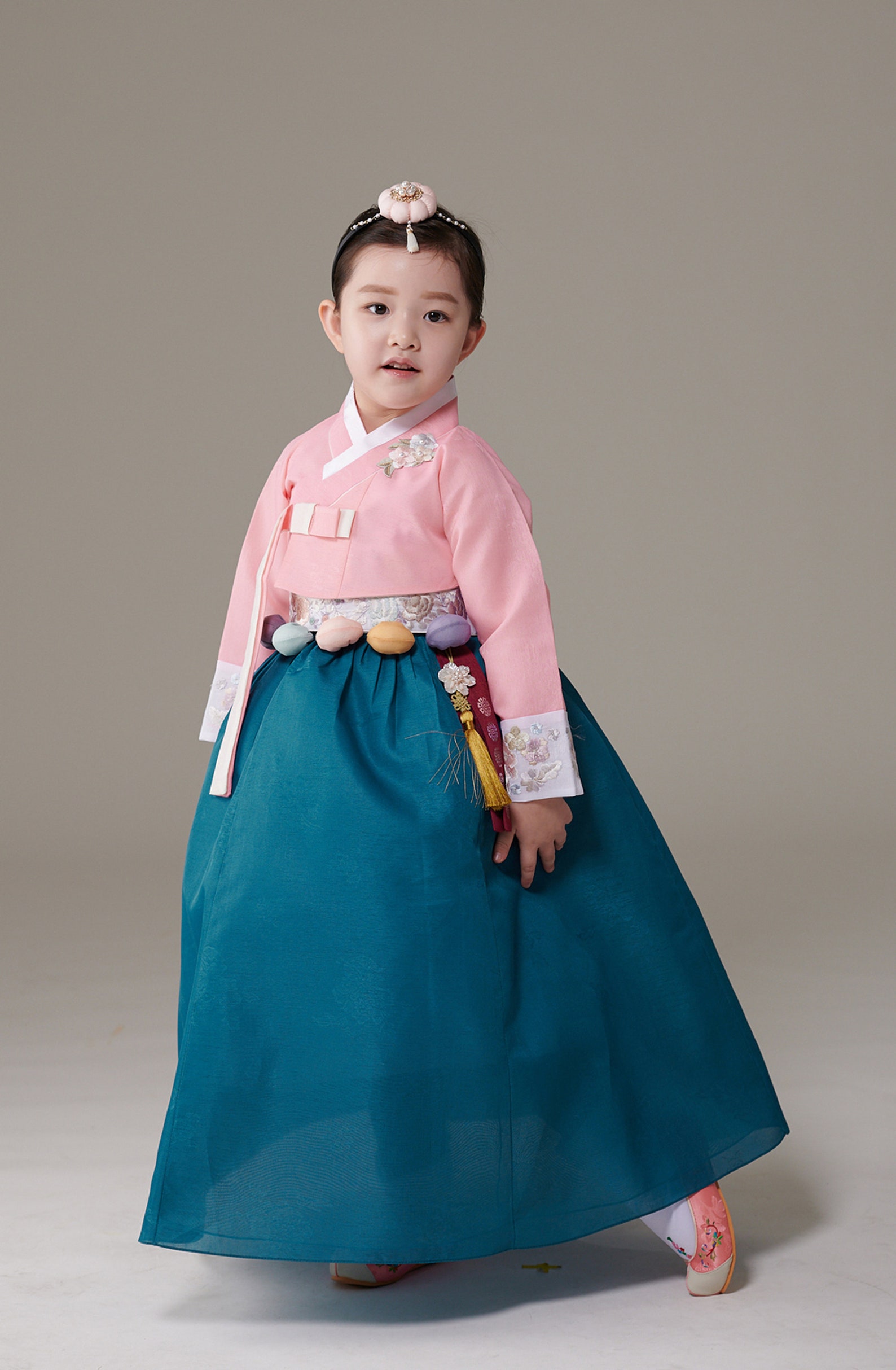 Hanbok Korea Girl's Baby Kid Traditional Dress 1st Etsy