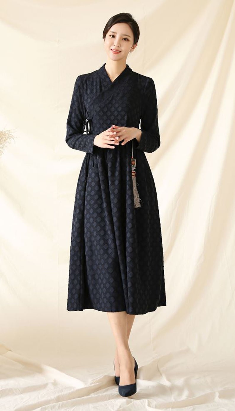 Modern Hanbok Korea Dress Women's Female Girl Junior Daily Etsy