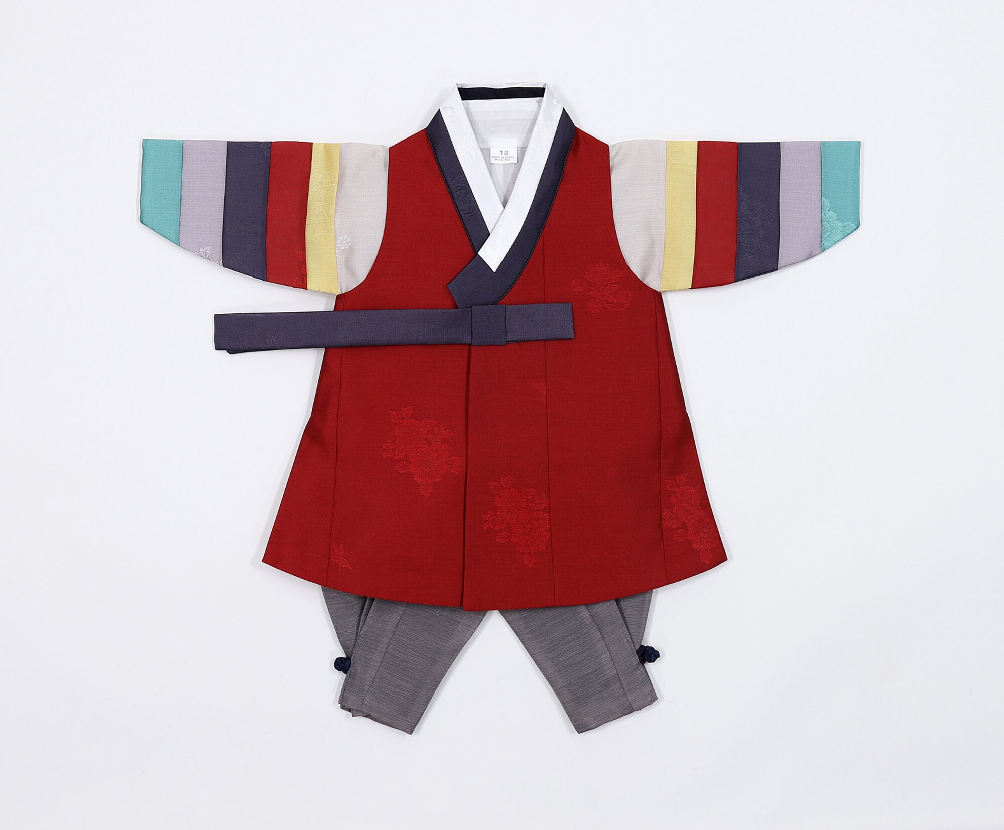 Boy Baby Hanbok Korea Traditional Clothing Costumes First Birthday Party Ceremony Dol Dolbok 1-10 Ages Vivid Red Vest