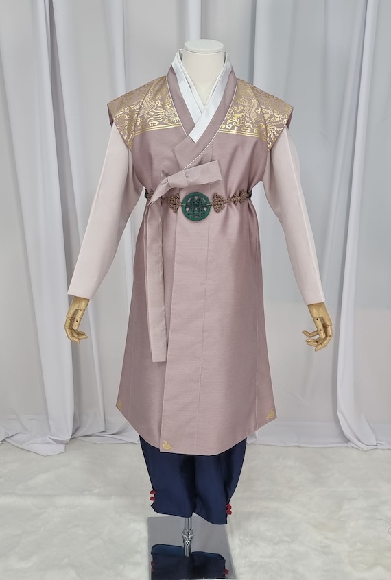 Man Hanbok Male Korea Traditional Clothes Set Wedding Ceremony