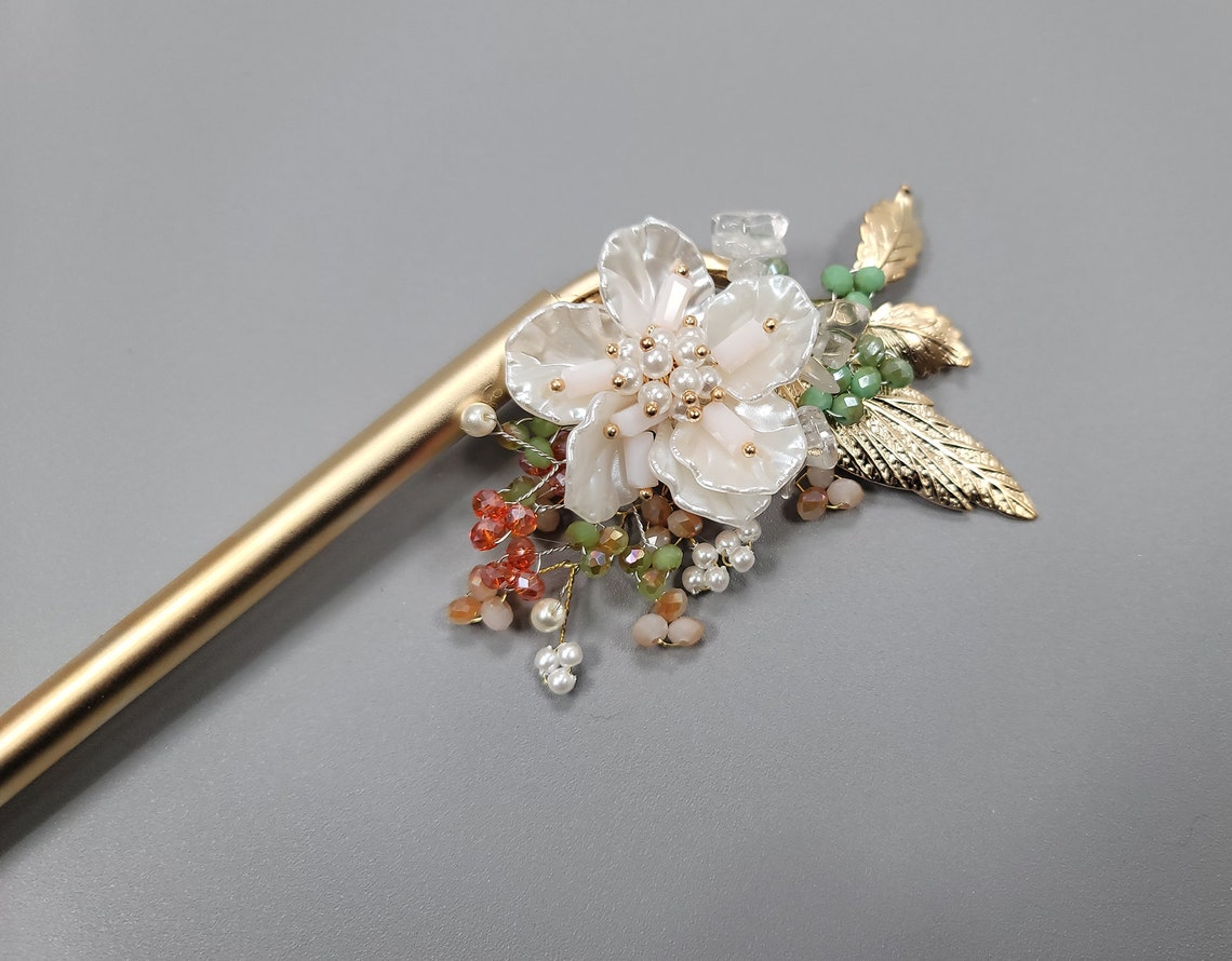 Women Korean Traditional Hair Pin Binyeo Stick Accessory Etsy