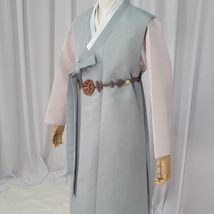 Man Hanbok Male Korea Traditional Clothes Set Wedding Ceremony Birthday CUSTOM-MADE MH016 image 7