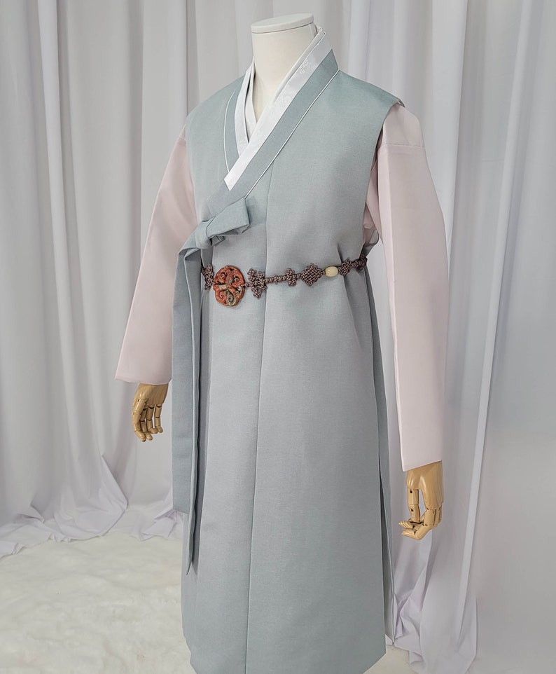 Man Hanbok Male Korea Traditional Clothes Set Wedding Ceremony Birthday CUSTOM-MADE MH016 image 7