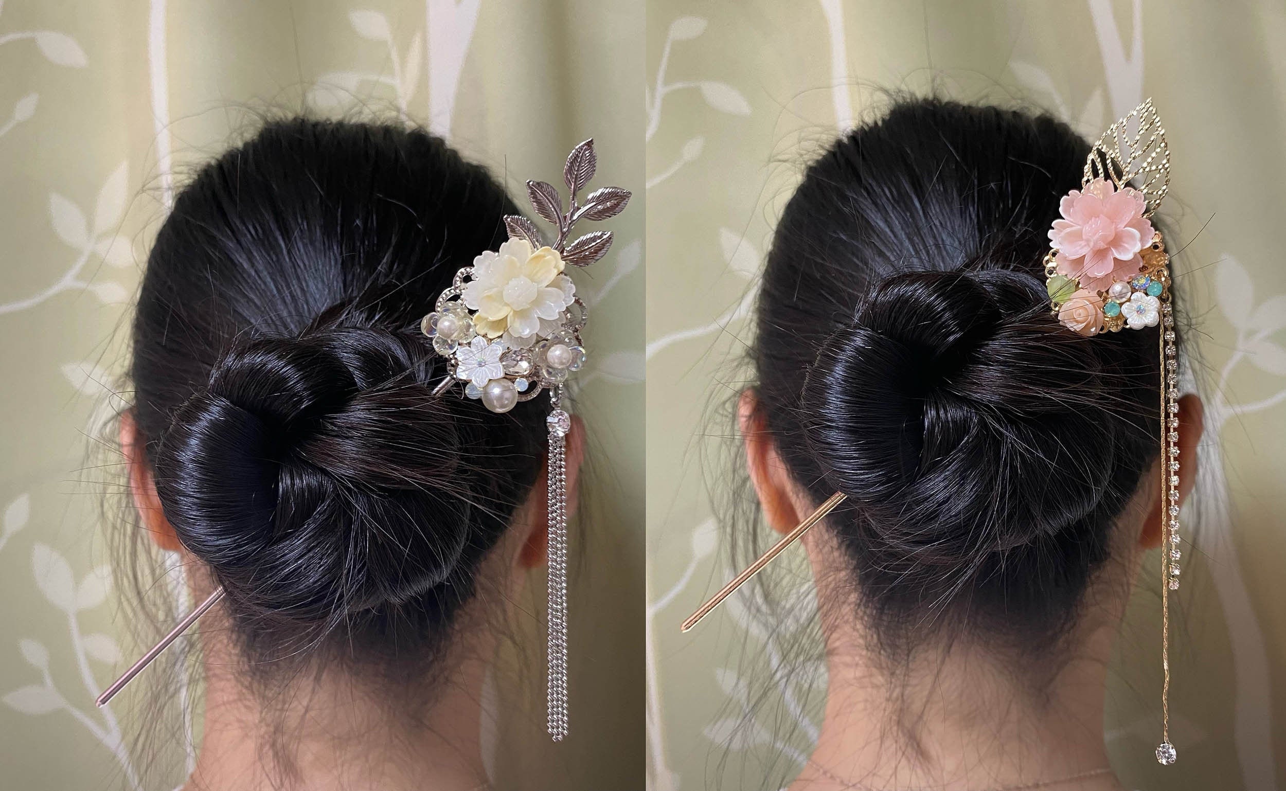 Woman Korean Traditional Hair Pin Binyeo Stick Accessory Etsy