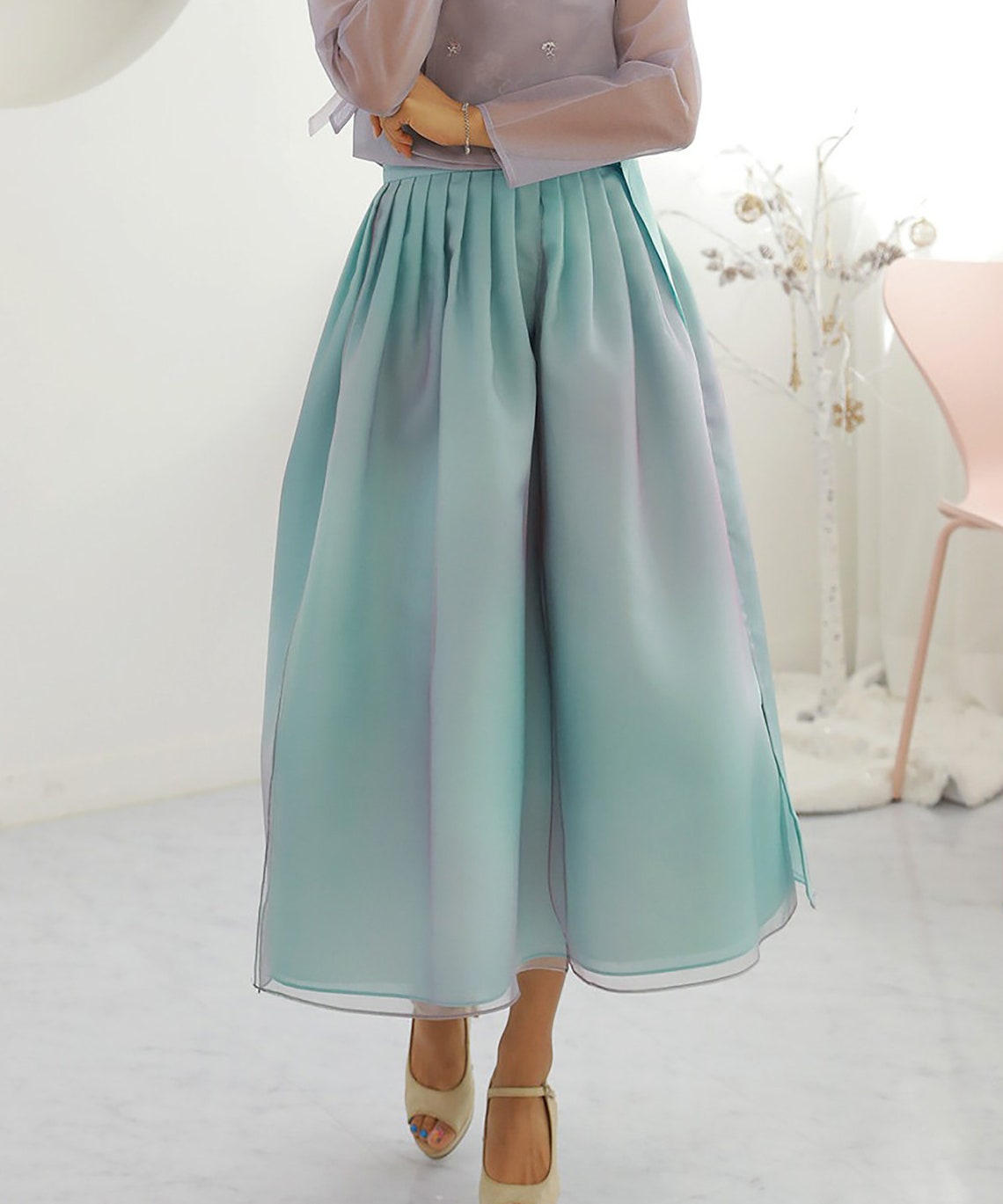Hanbok Skirt Chima Wrap Design Modern Daily Hanbok Traditional - Etsy
