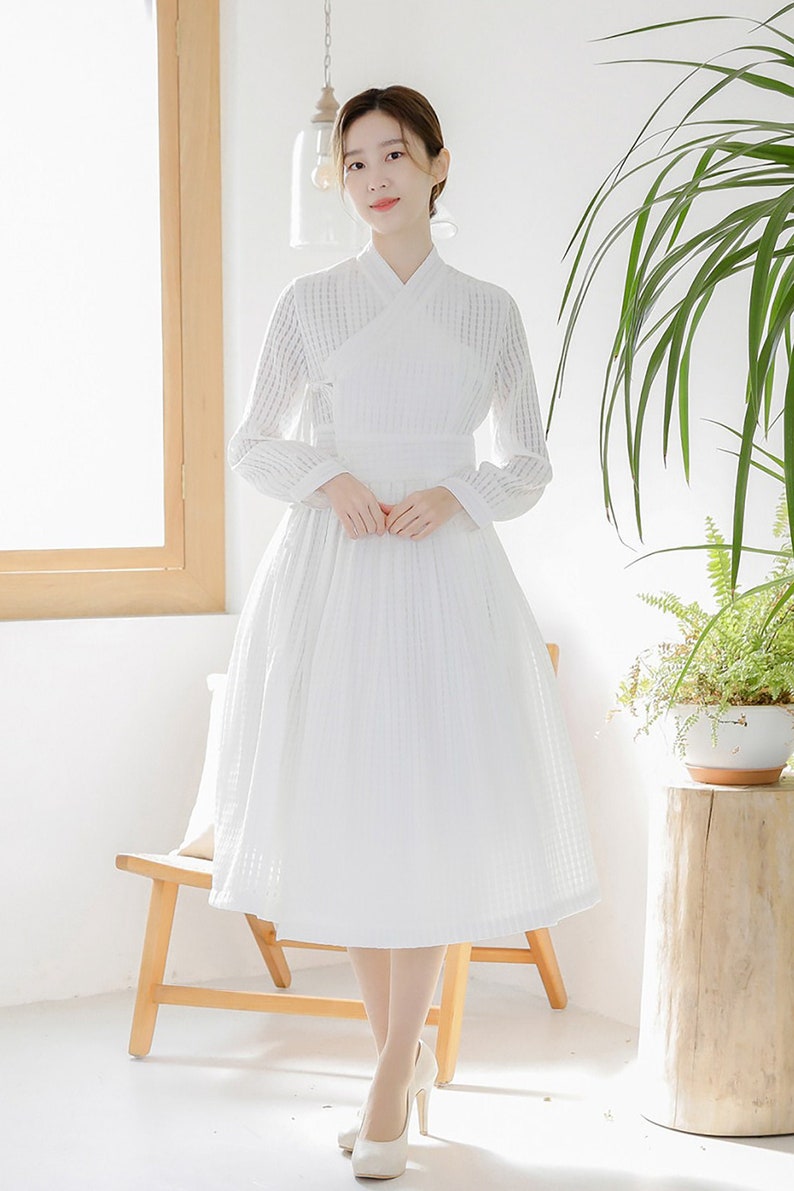 Hanbok Woman Dress Korea Modern Daily Casual Party Clothing Dol Hanbok Woman Dress Korea Modern Daily Casual Party Clothing Dol