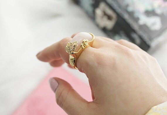 Anillos coreanos Hanbok hecho a mano anillo ajustable dise o jade