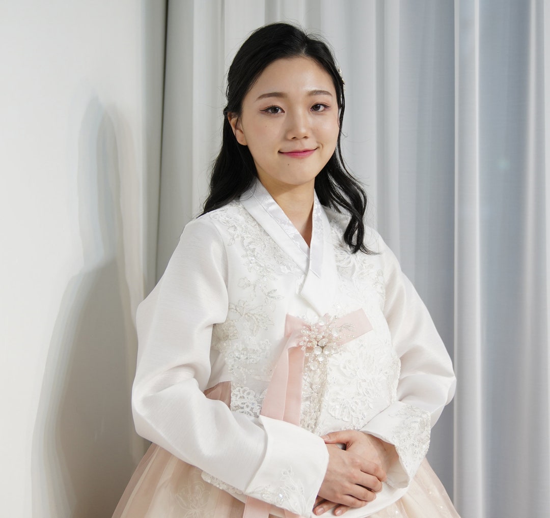 Woman Hanbok Female Hanbok Dress Korea Traditional Clothes Set Wedding ...