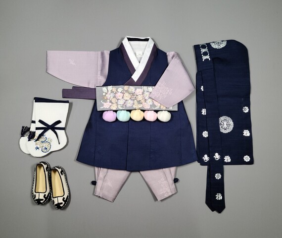 Hanbok Boy Baby Korea Traditional Clothing Set First Birthday